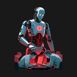 Red-Eyed Robot Code Enforcer T-Shirt t-shirt